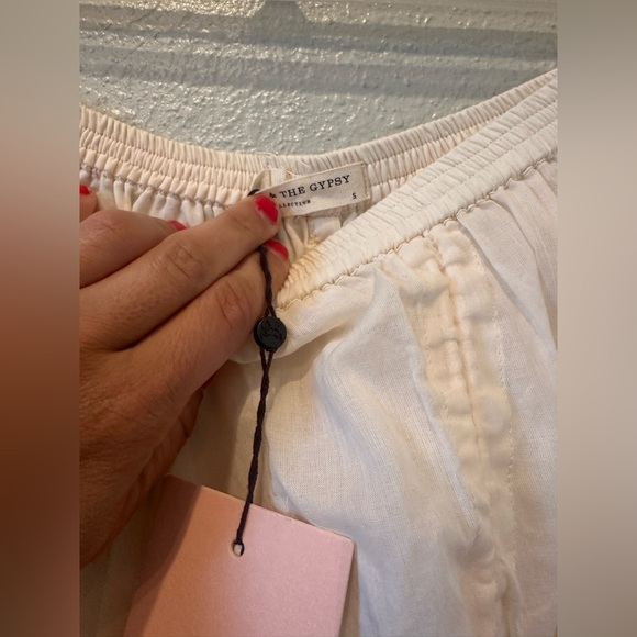 Spell & The Gypsy Organic Cotton Seashell Ruched Skirt - Picture 4 of 7